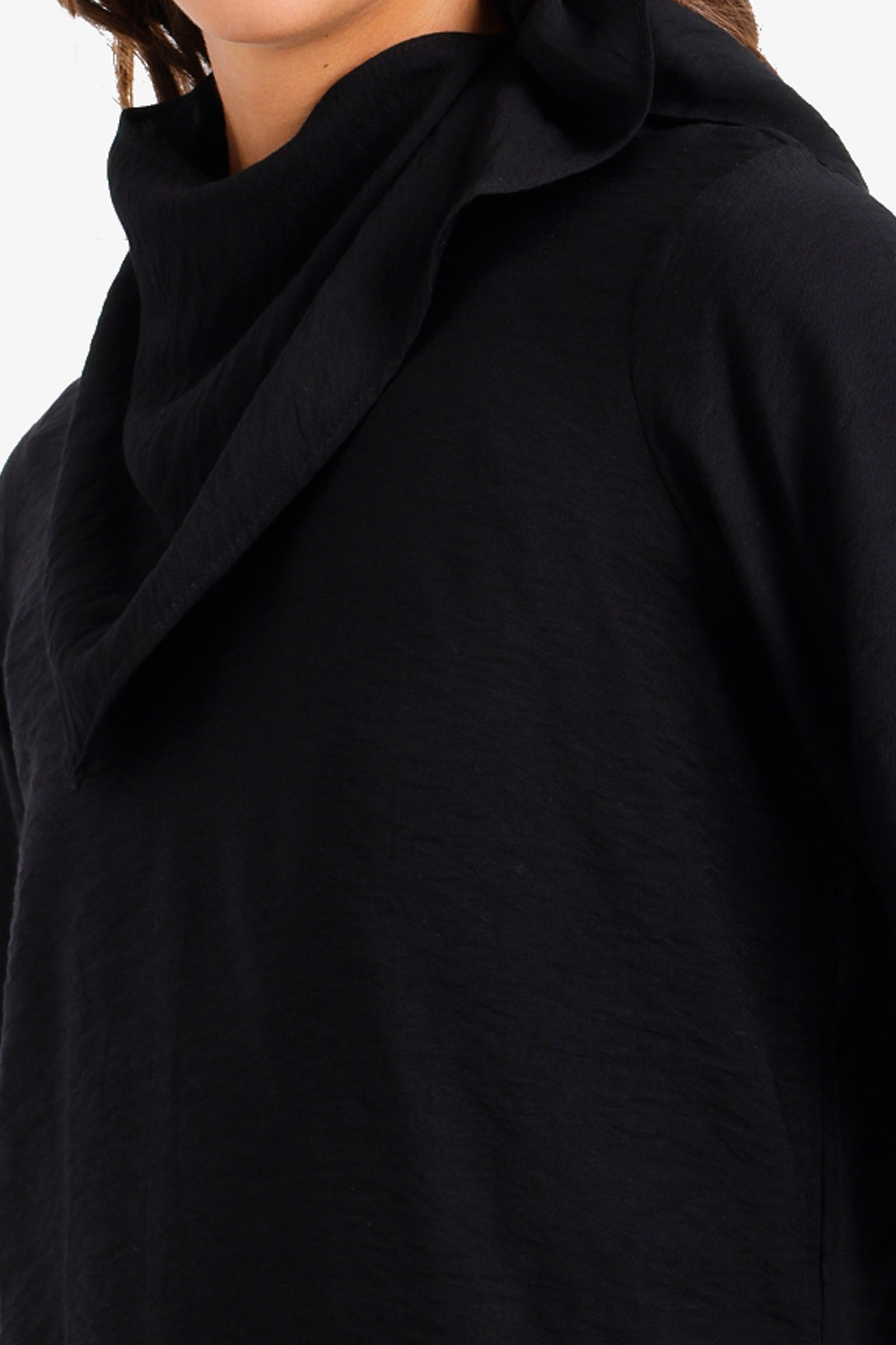 Scarf-Neck Blouse
