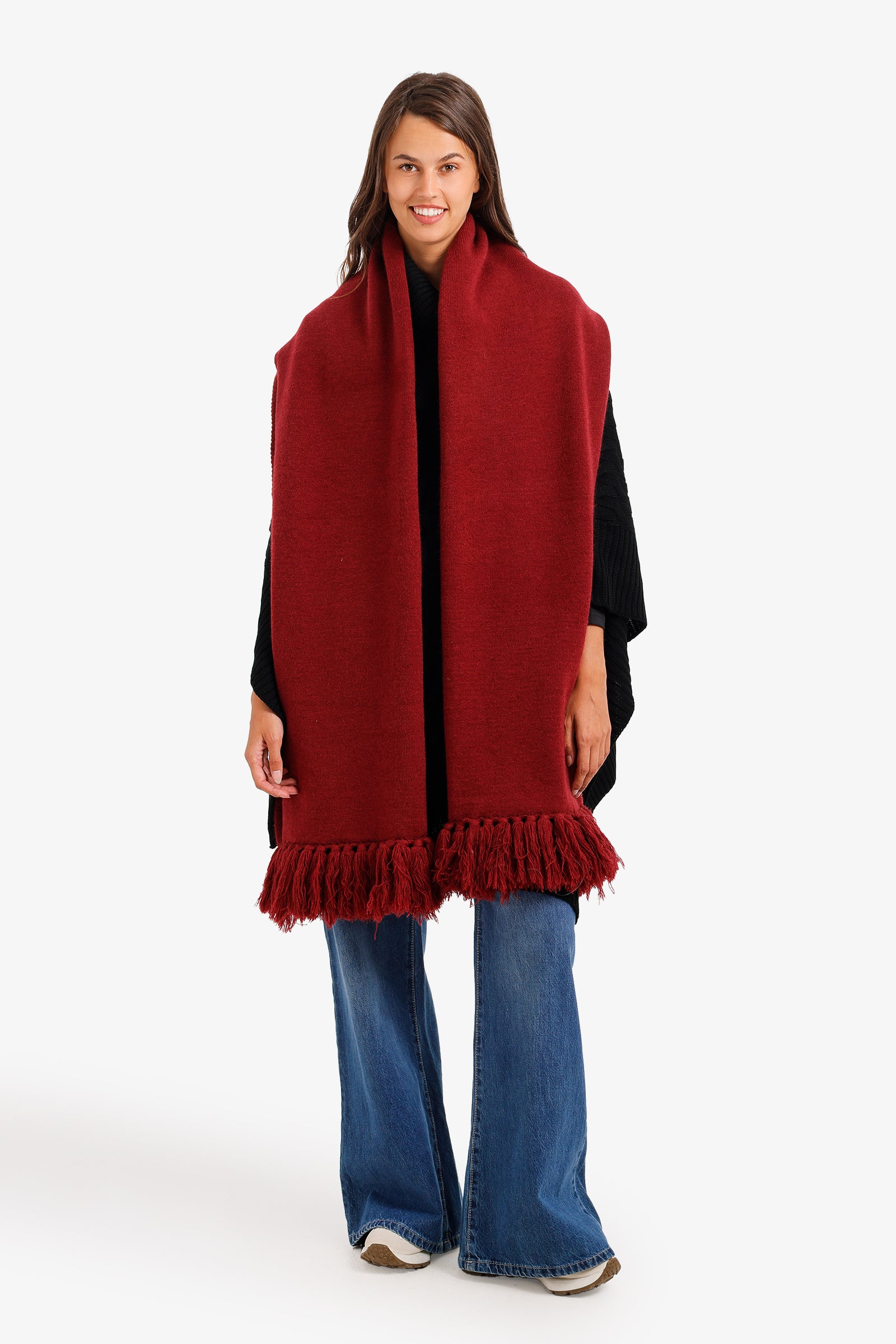 Fringed Rectangular Scarf