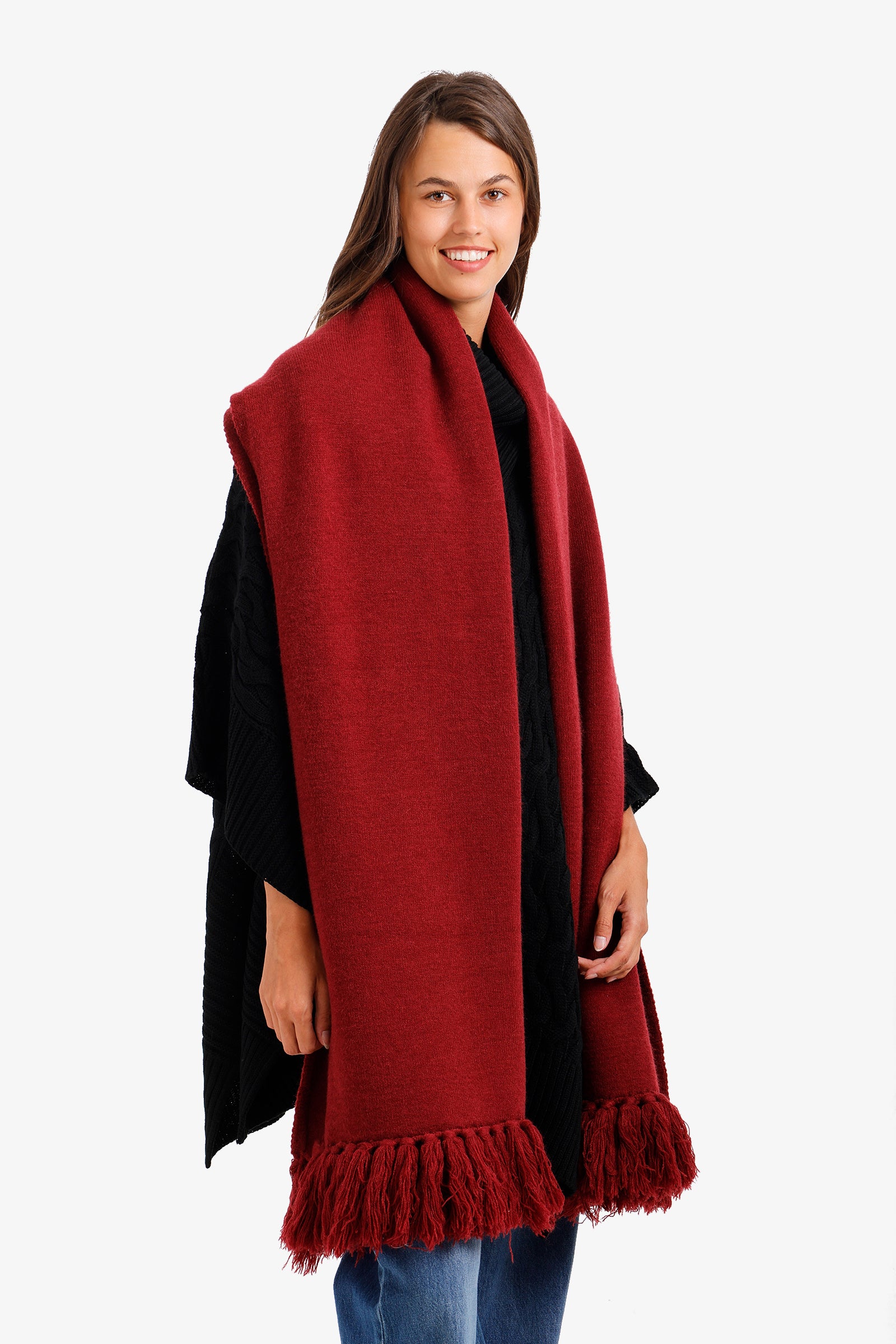 Fringed Rectangular Scarf