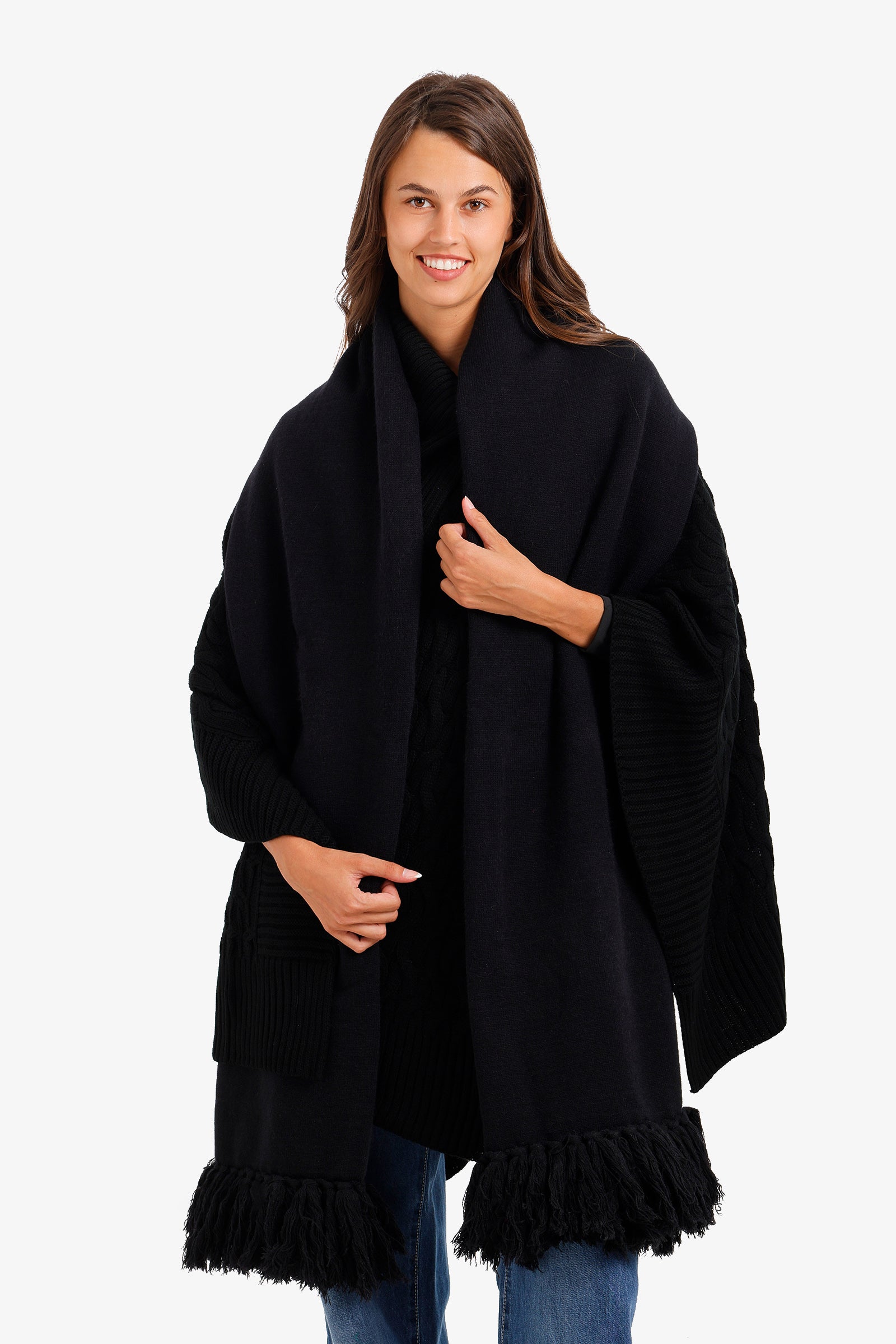 Fringed Rectangular Scarf
