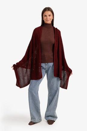 Eyelet Pattern Scarf
