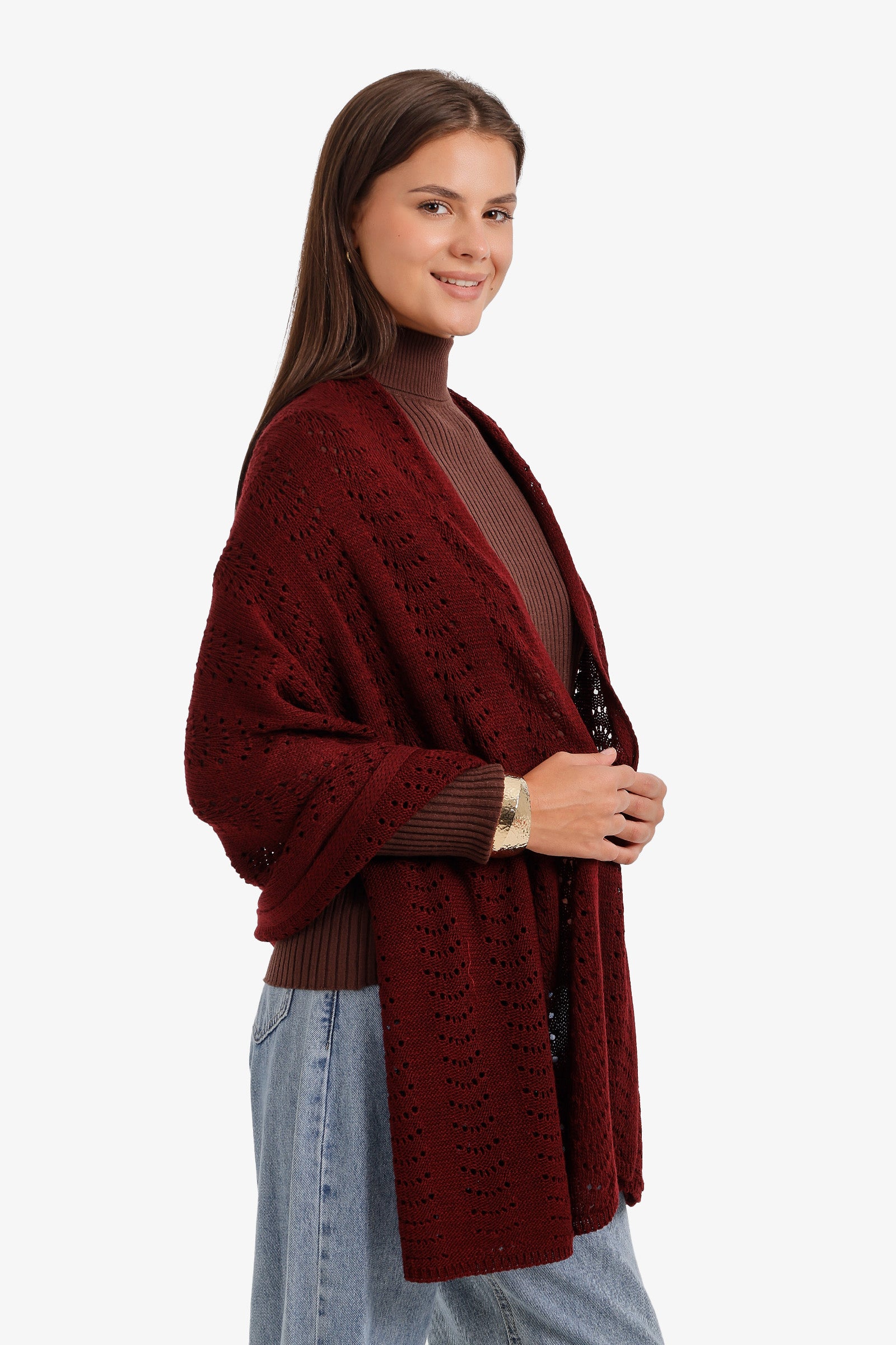 Eyelet Pattern Scarf