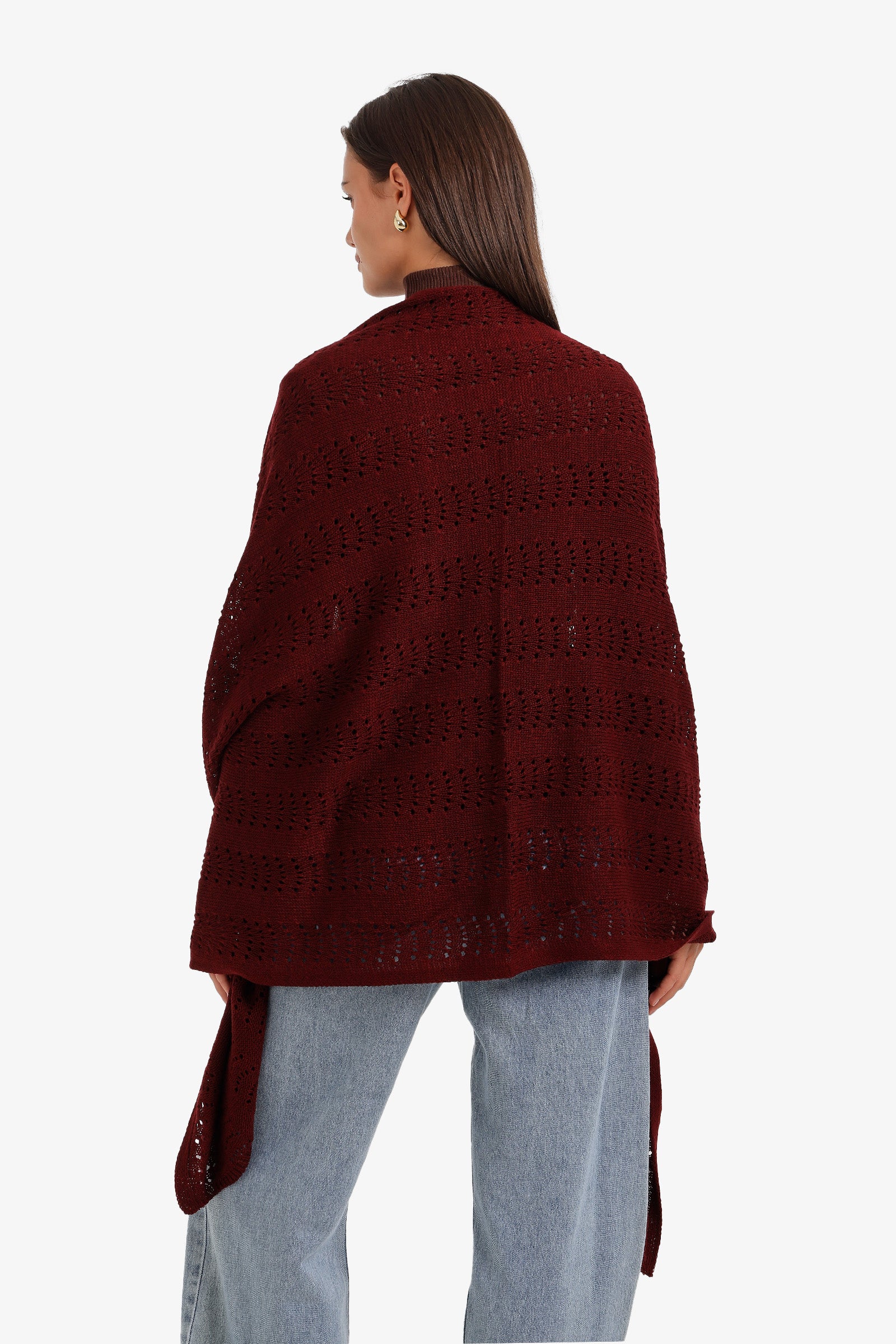 Eyelet Pattern Scarf