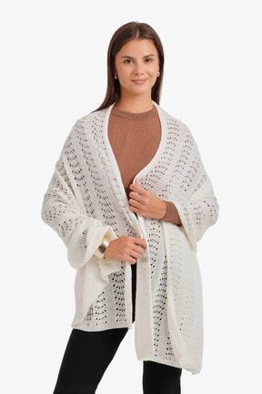 Eyelet Pattern Scarf