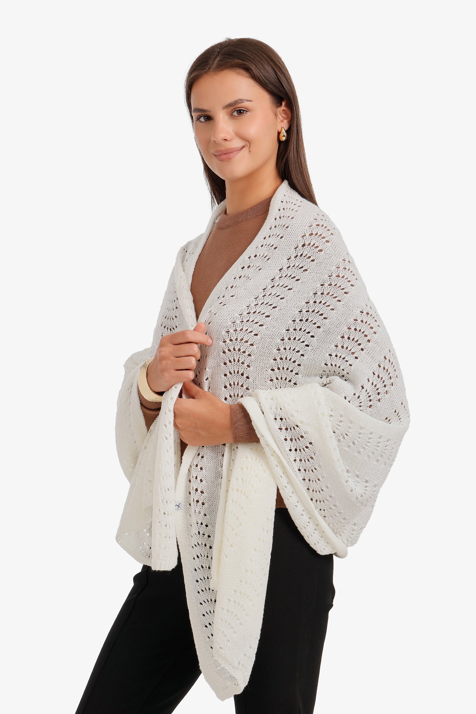 Eyelet Pattern Scarf