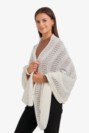 Eyelet Pattern Scarf