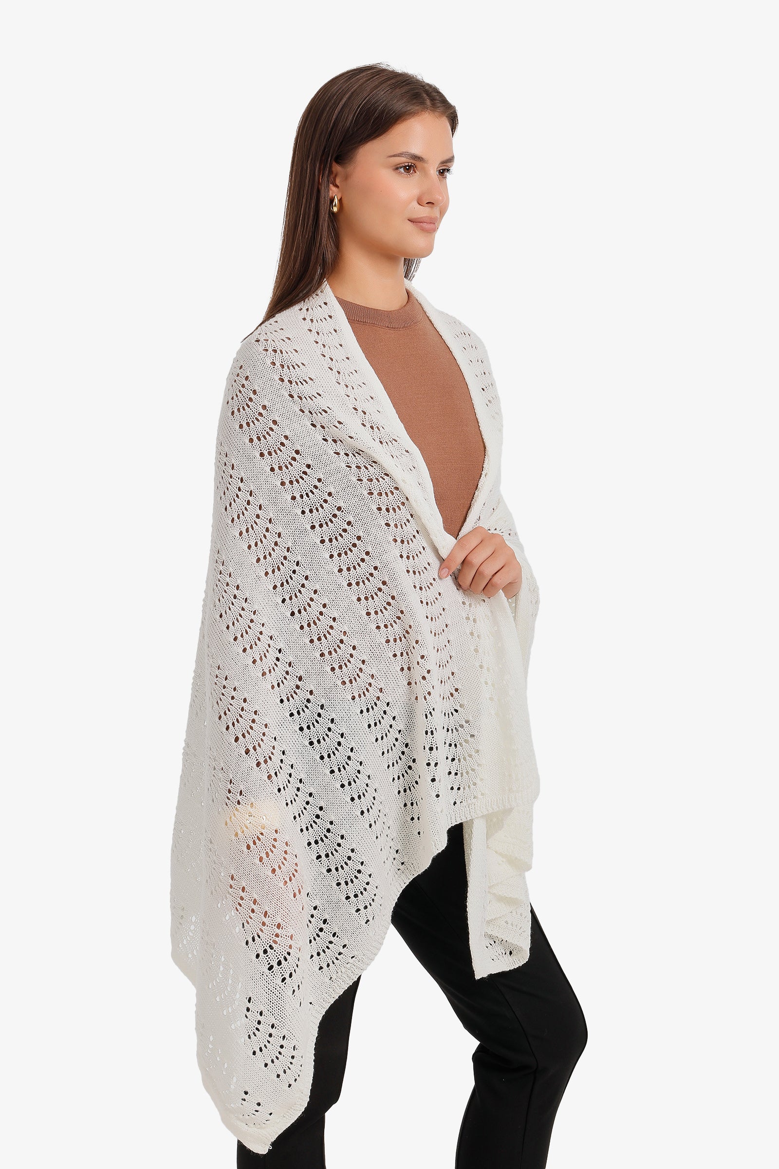 Eyelet Pattern Scarf