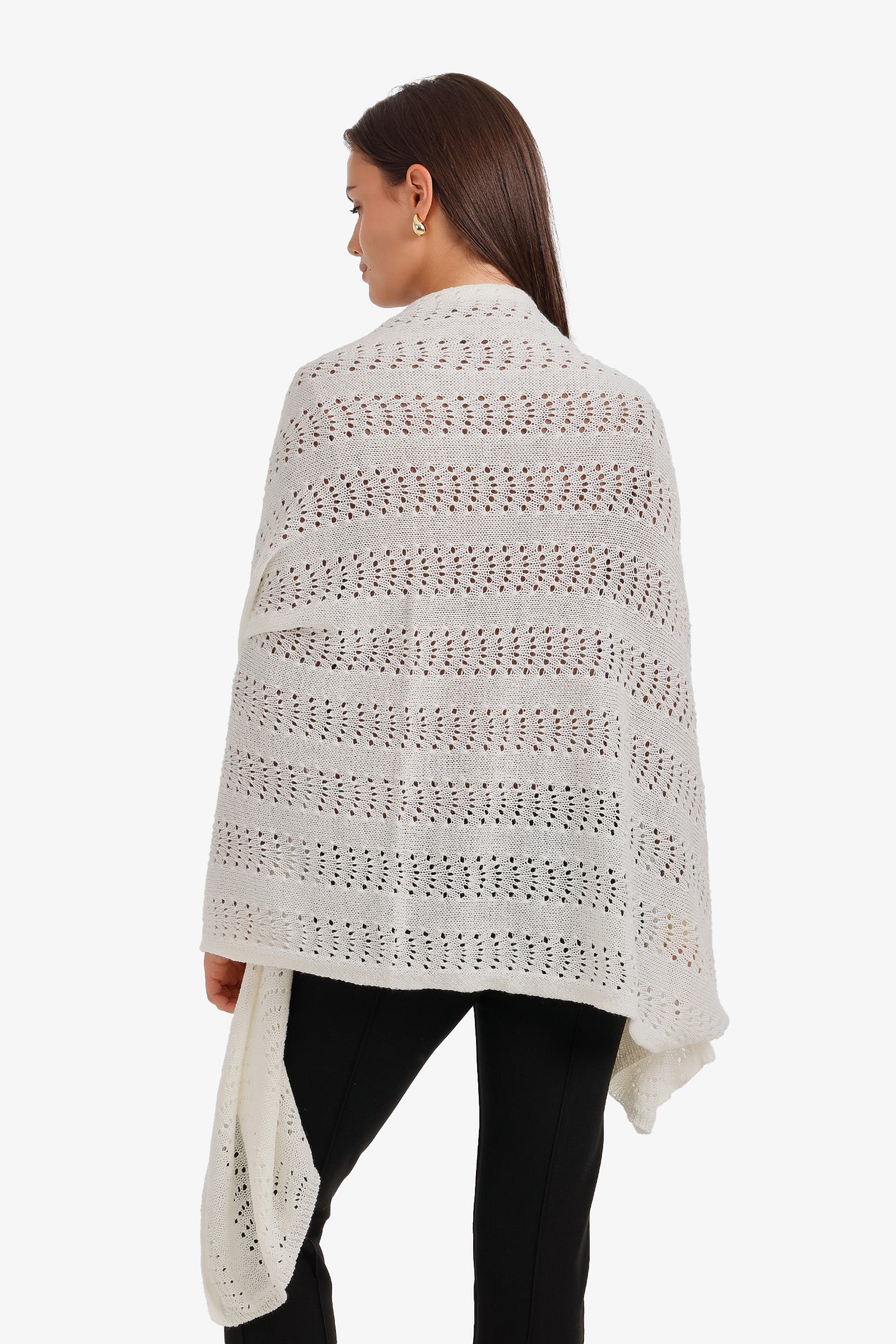 Eyelet Pattern Scarf