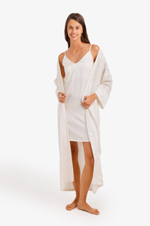 Lace Detail Nightgown Set