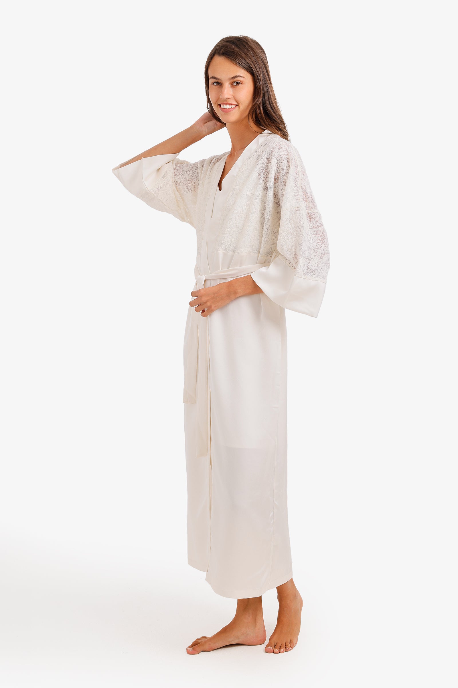 Lace Detail Nightgown Set