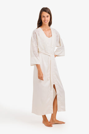 Lace Detail Nightgown Set