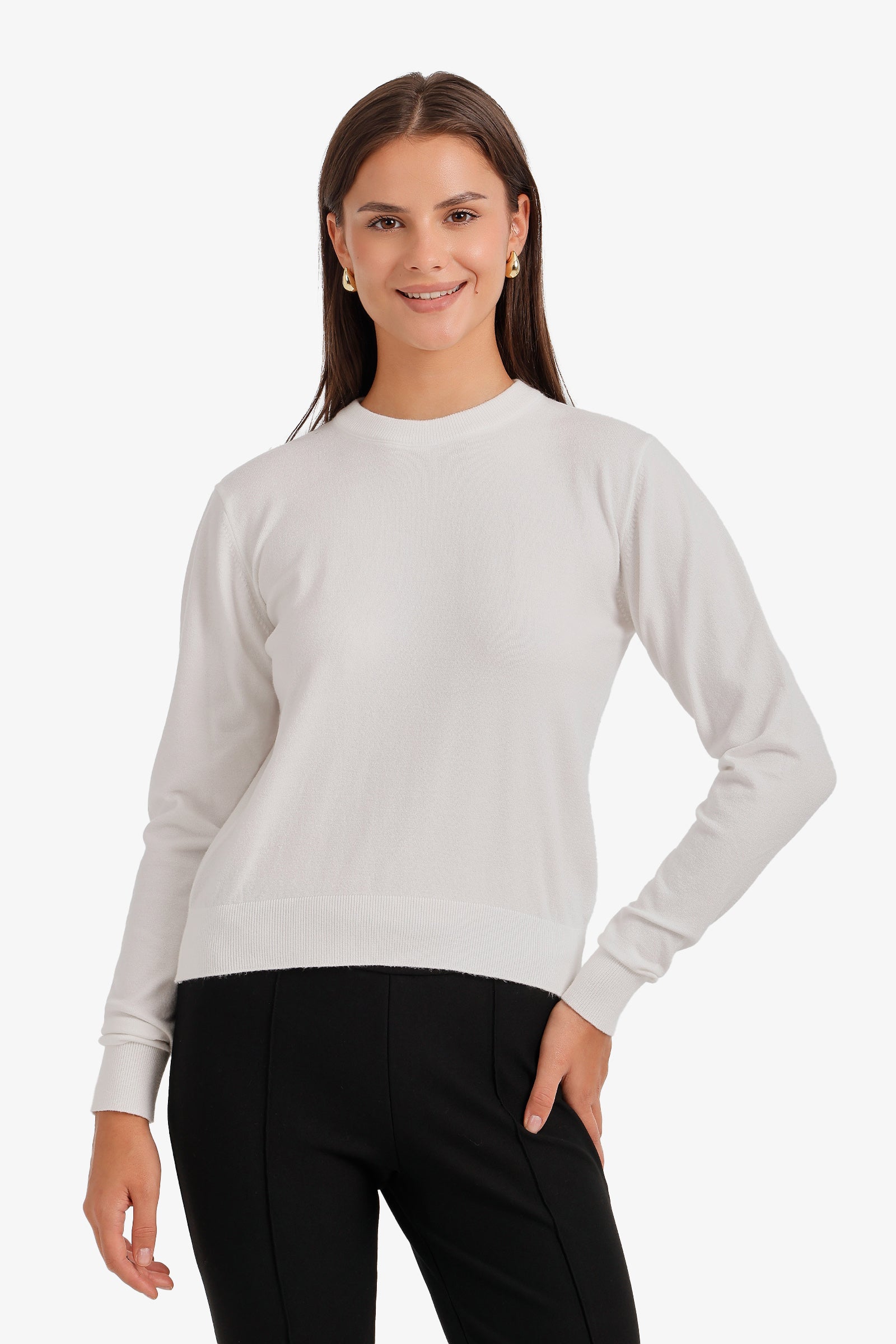 Classic Crew Neck Pullover