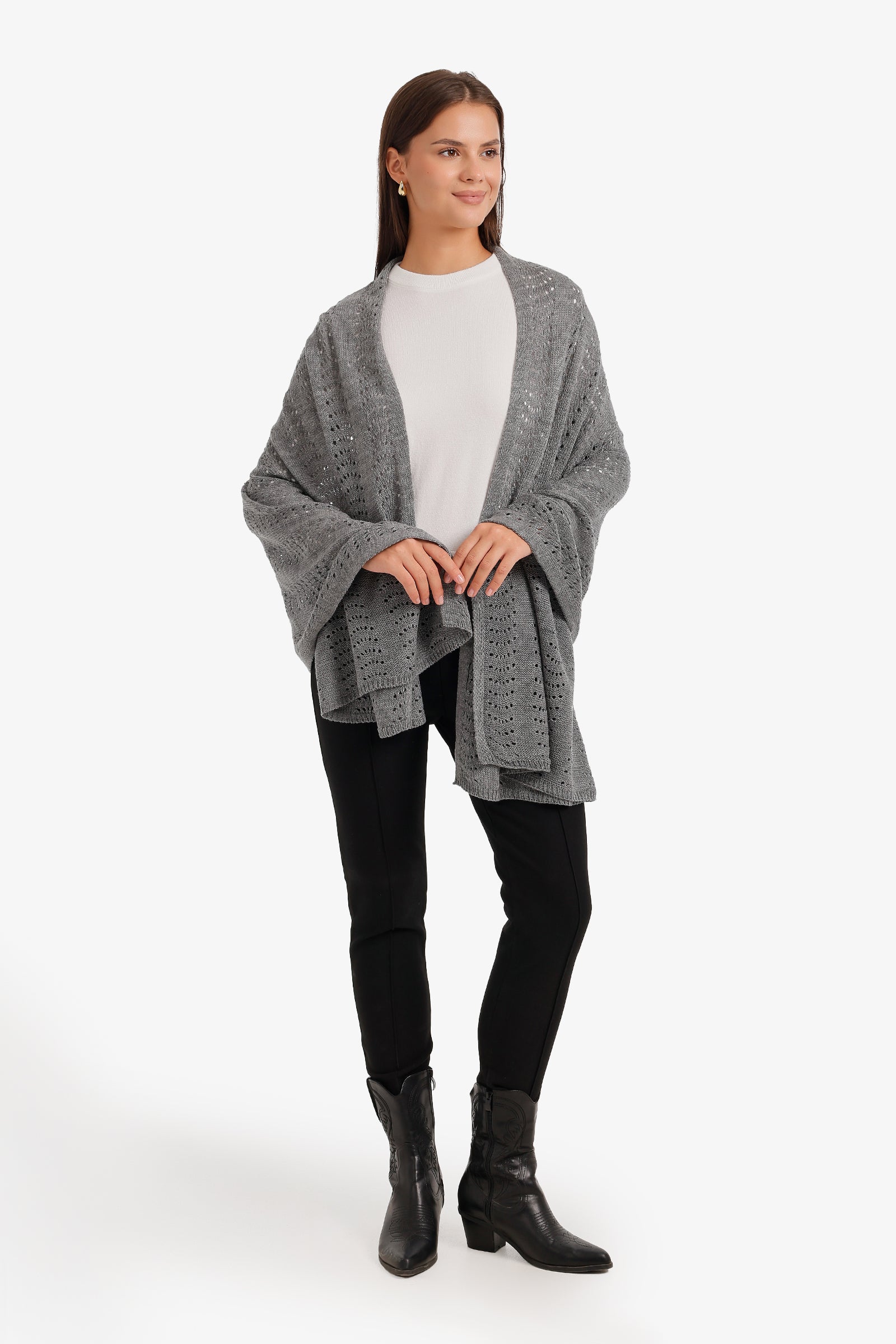 Eyelet Pattern Scarf
