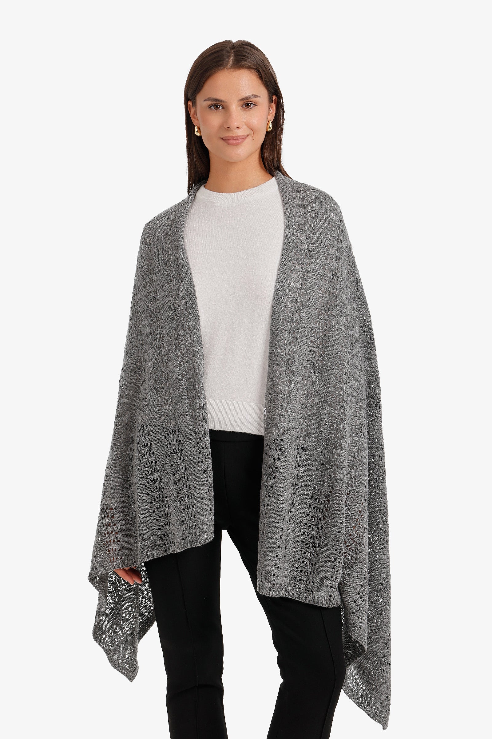 Eyelet Pattern Scarf