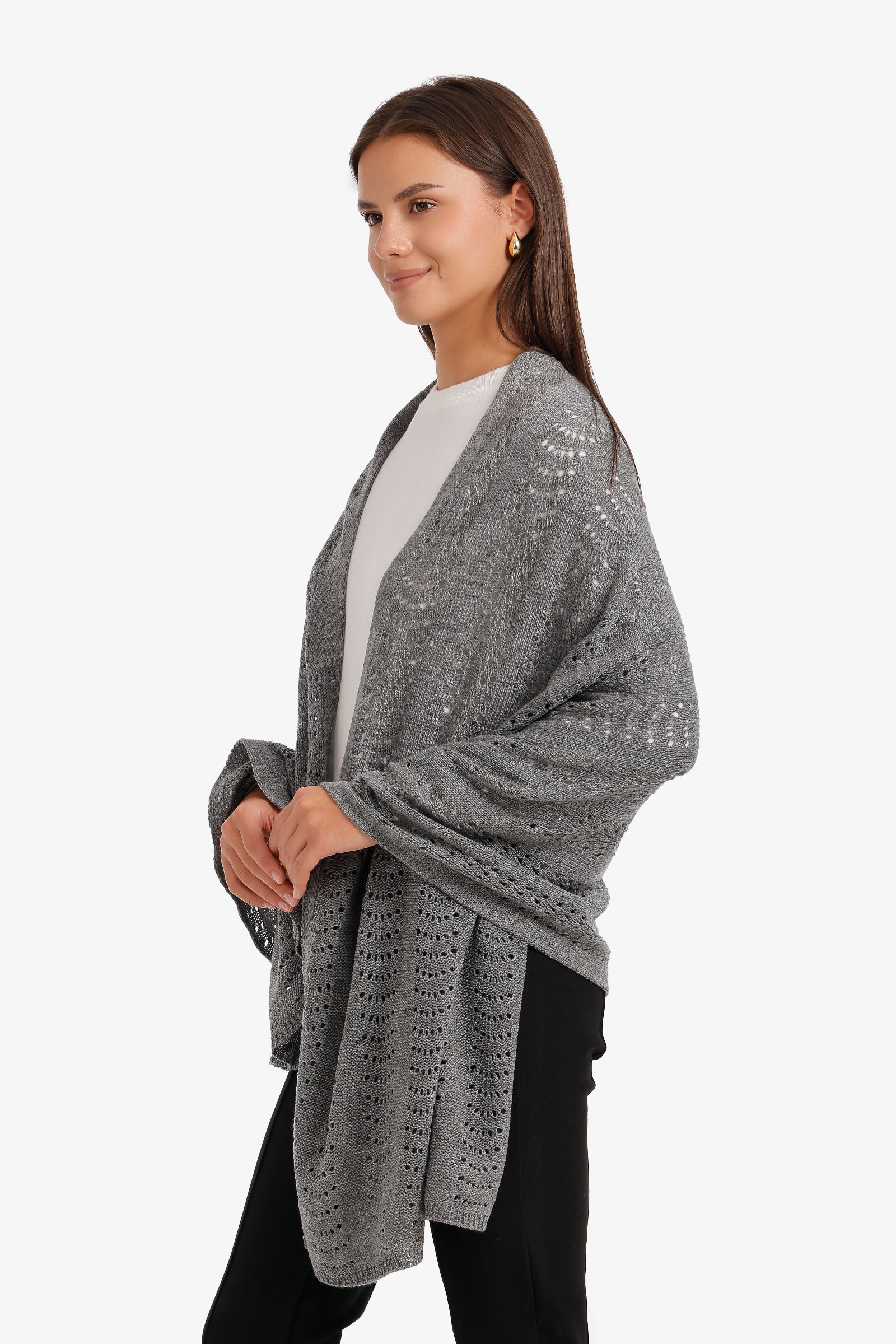 Eyelet Pattern Scarf