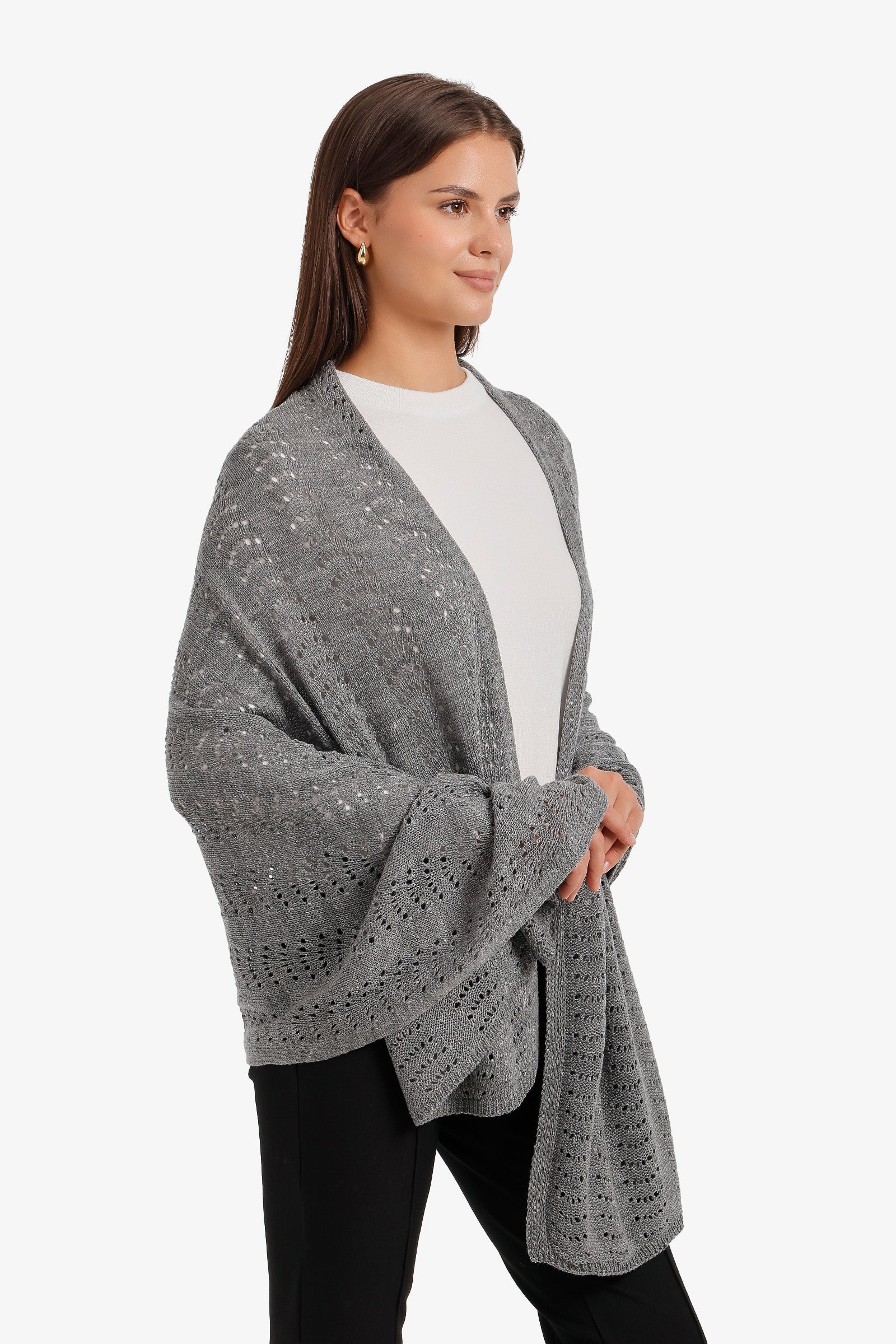 Eyelet Pattern Scarf