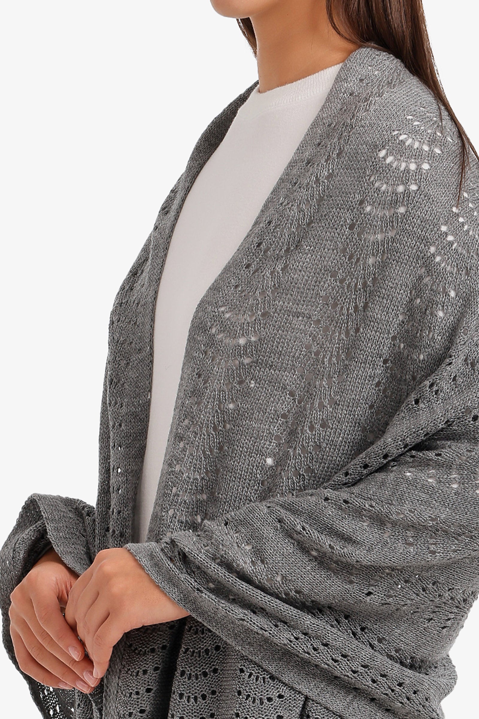 Eyelet Pattern Scarf