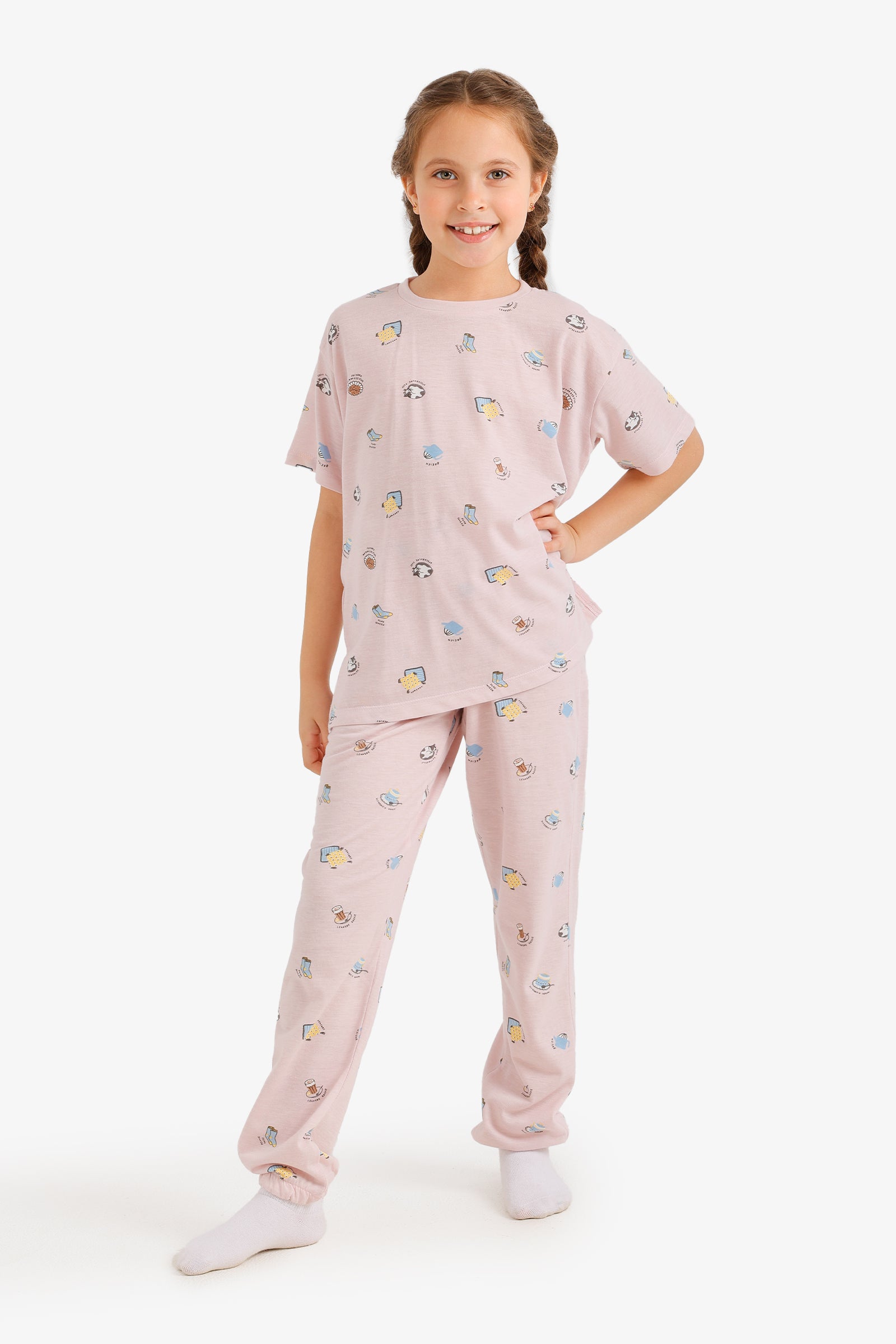 Girly Carrot-Leg Pyjama
