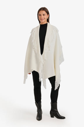 Fringed Knit Scarf