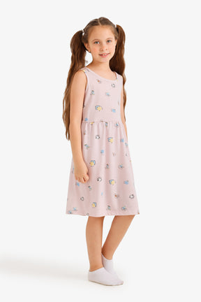 Girly Sleeveless Nightgown