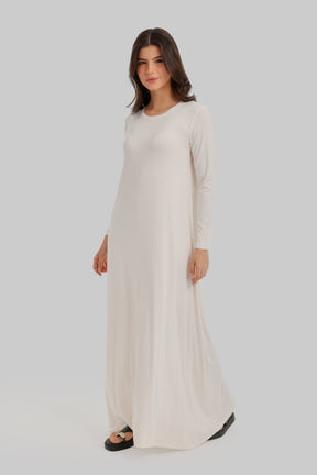 Round Neck Maxi Dress