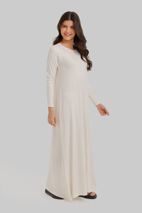 Round Neck Maxi Dress