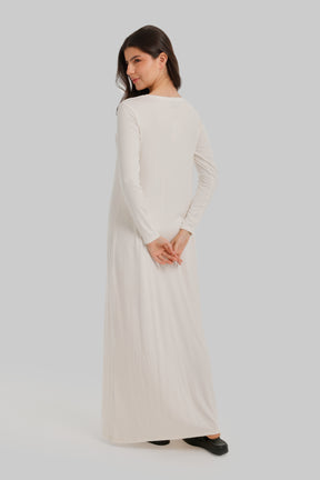 Round Neck Maxi Dress