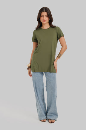 Side Slit T-Shirt