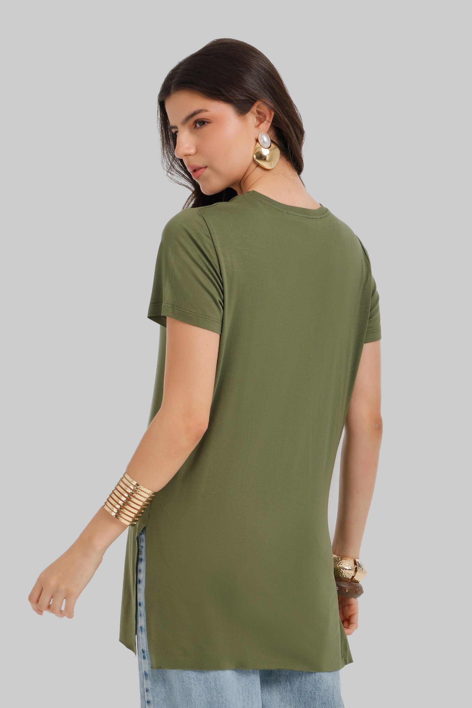 Side Slit T-Shirt