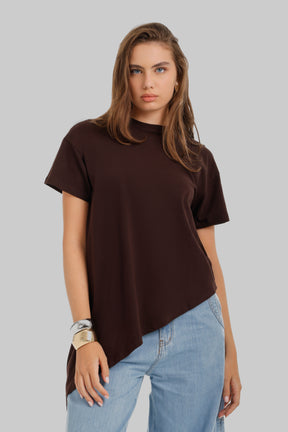 Relaxed Asymmetrical T-Shirt