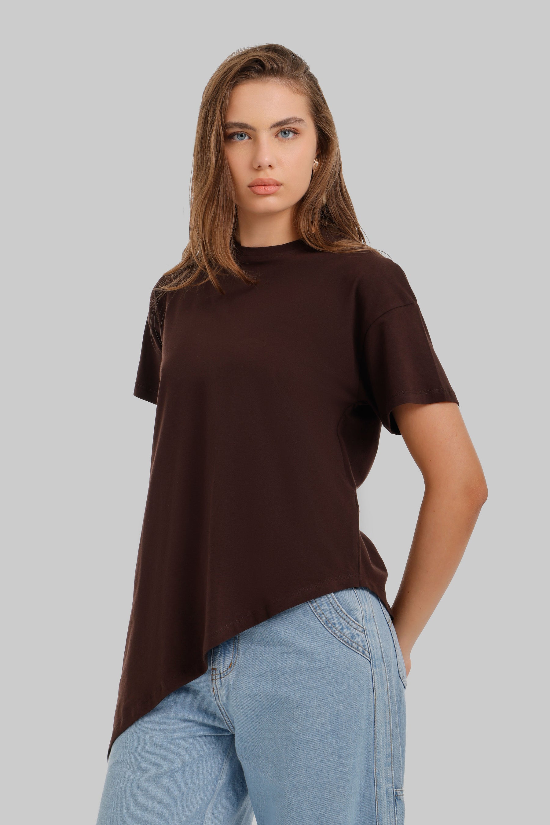 Relaxed Asymmetrical T-Shirt