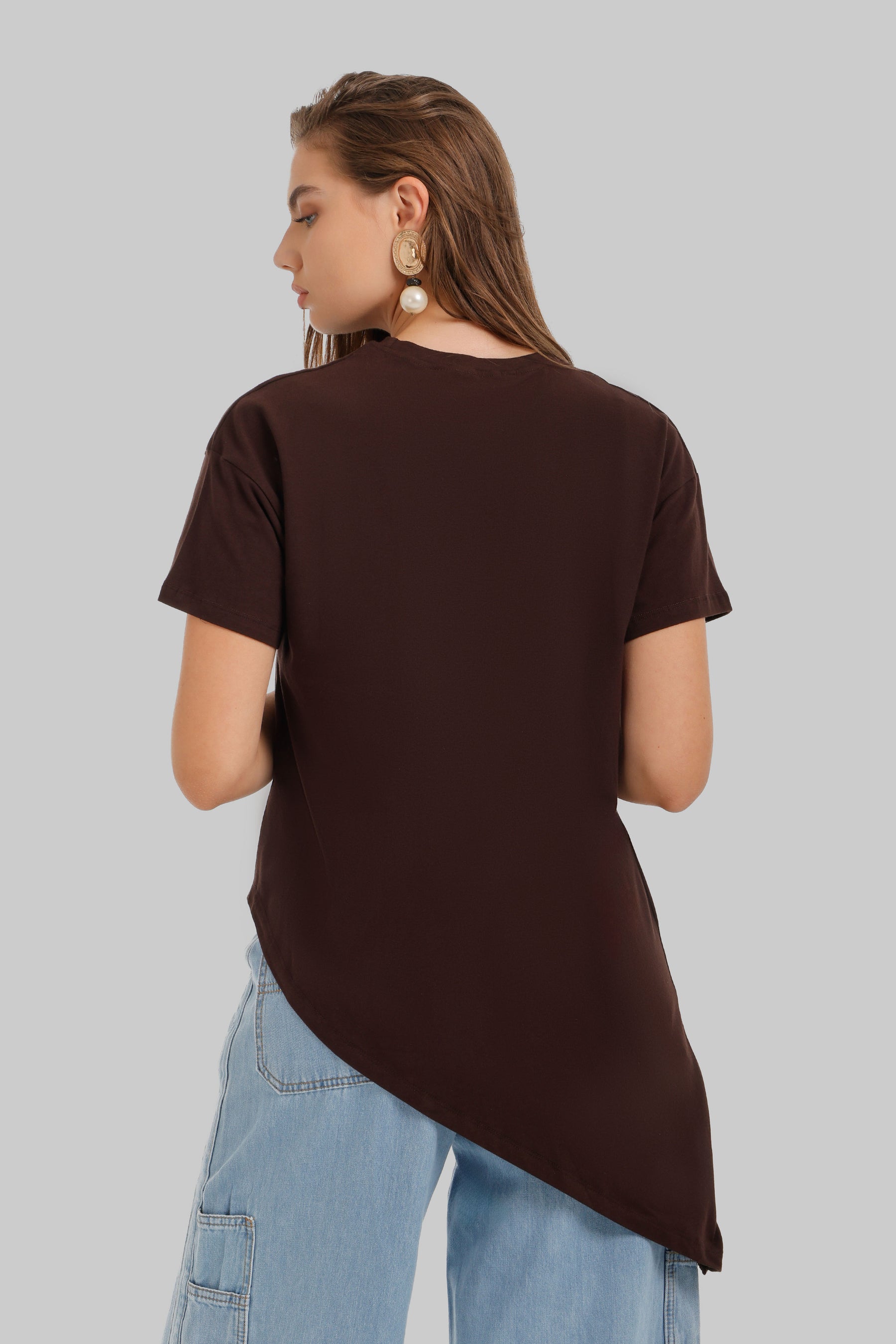 Relaxed Asymmetrical T-Shirt