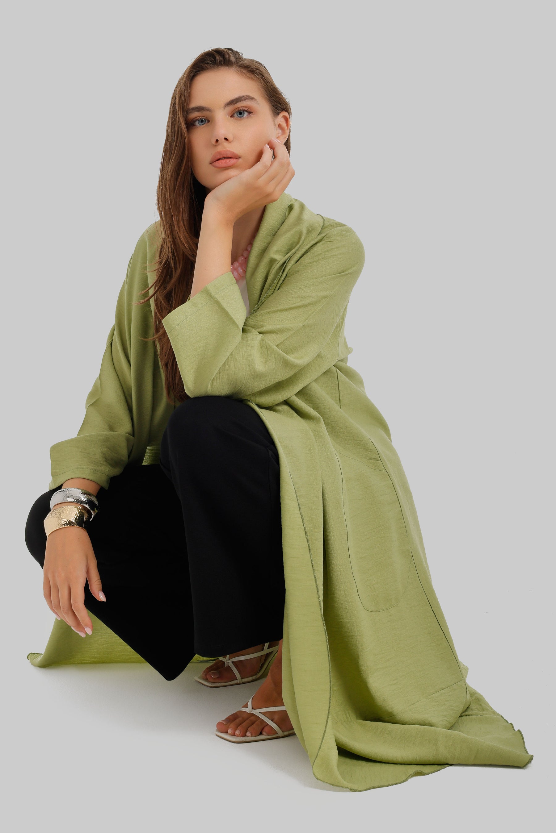 Flowy Shawl Collar Cardigan