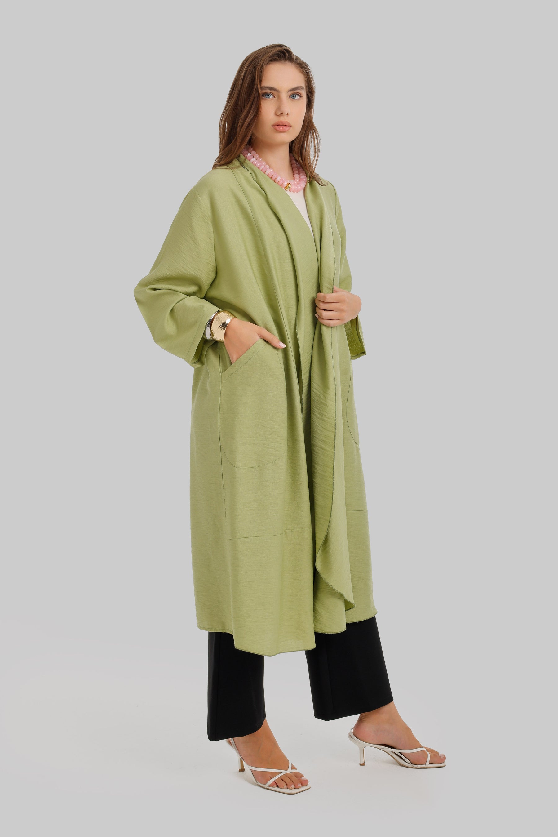 Flowy Shawl Collar Cardigan
