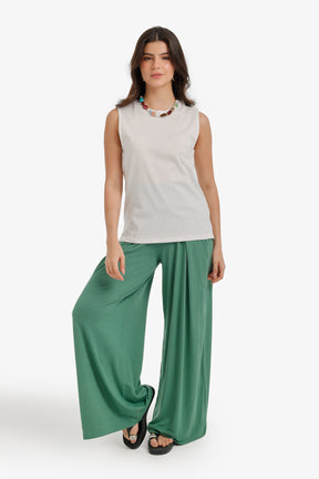 Sleeveless Longline T-Shirt