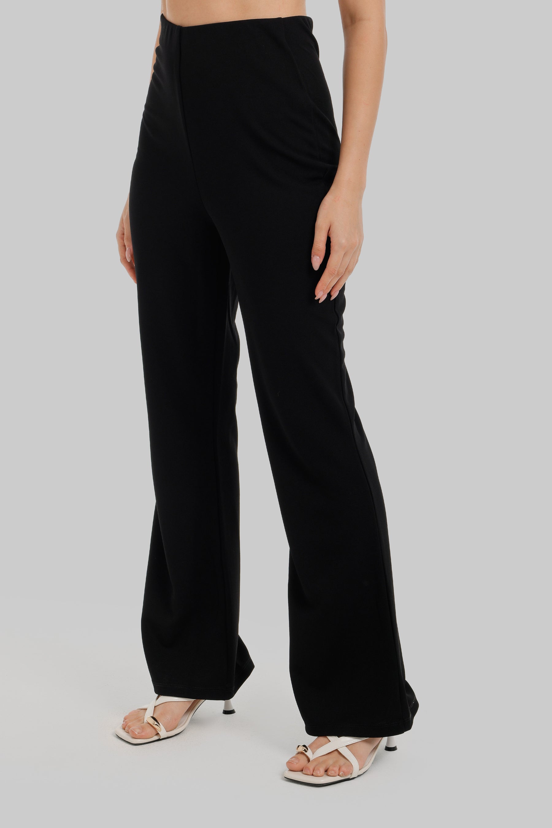 High-Waist Flared Pants