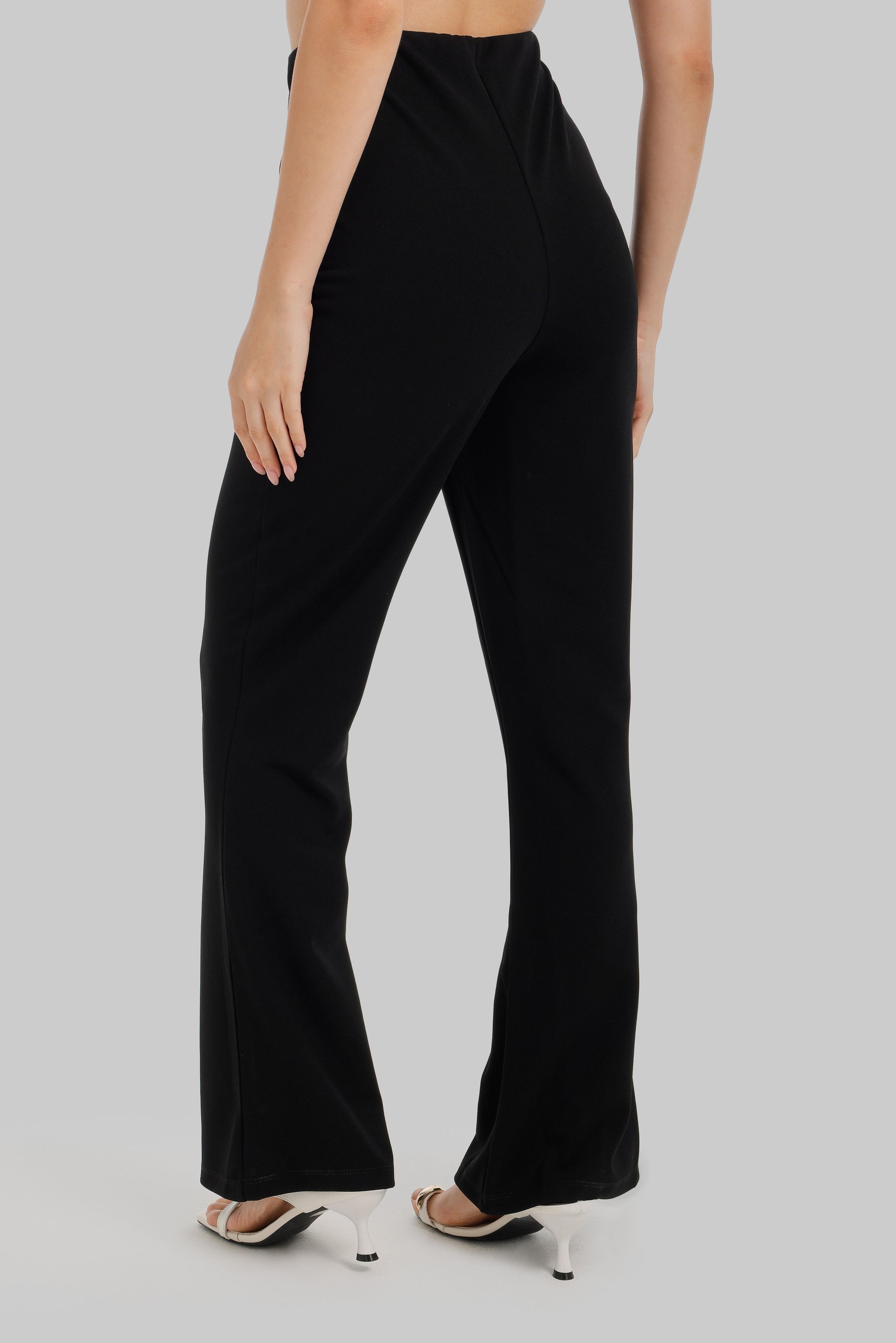 High-Waist Flared Pants