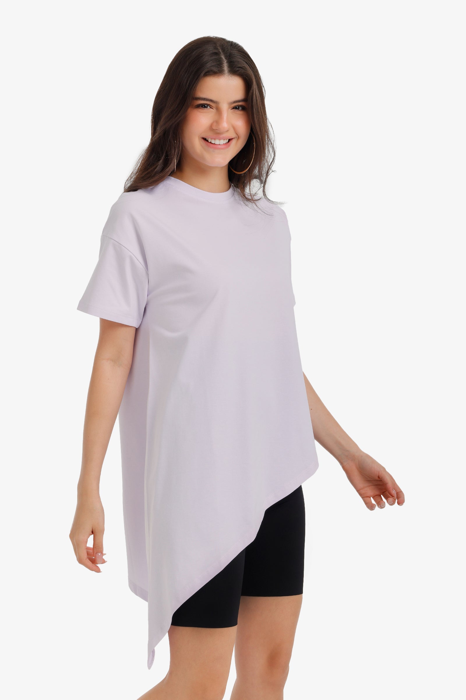 Relaxed Asymmetrical T-Shirt