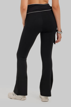 Side-Tie Flared Pants
