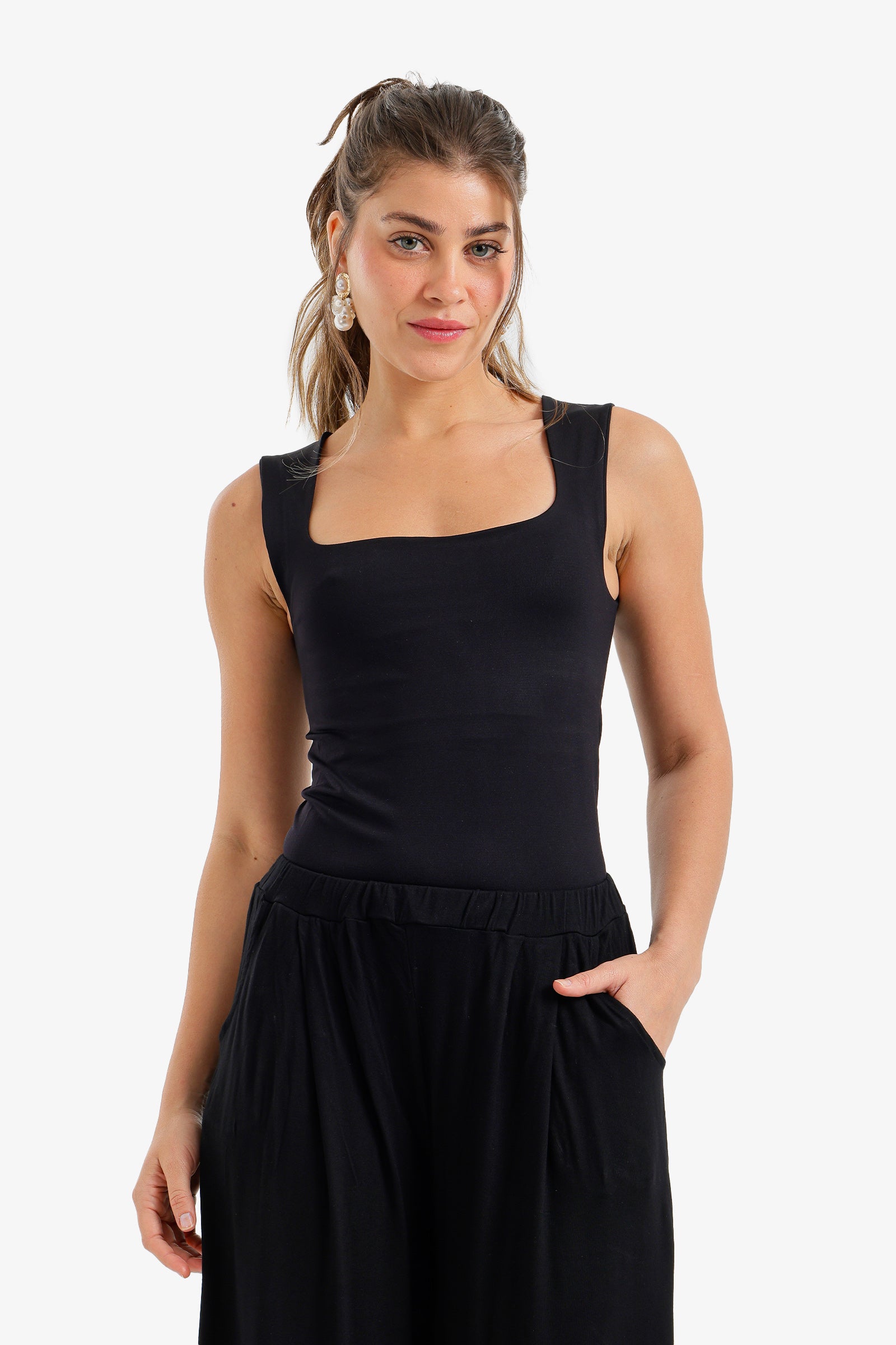 Seamless Square Neck Top