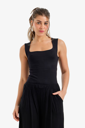 Seamless Square Neck Top