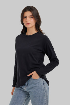 Crew Neck Longline T-Shirt