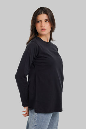 Crew Neck Longline T-Shirt