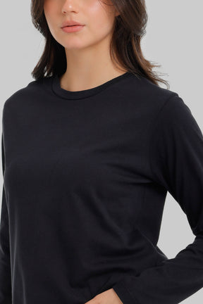 Crew Neck Longline T-Shirt