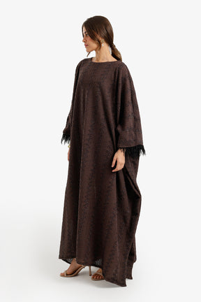 Fringed Maxi Abaya