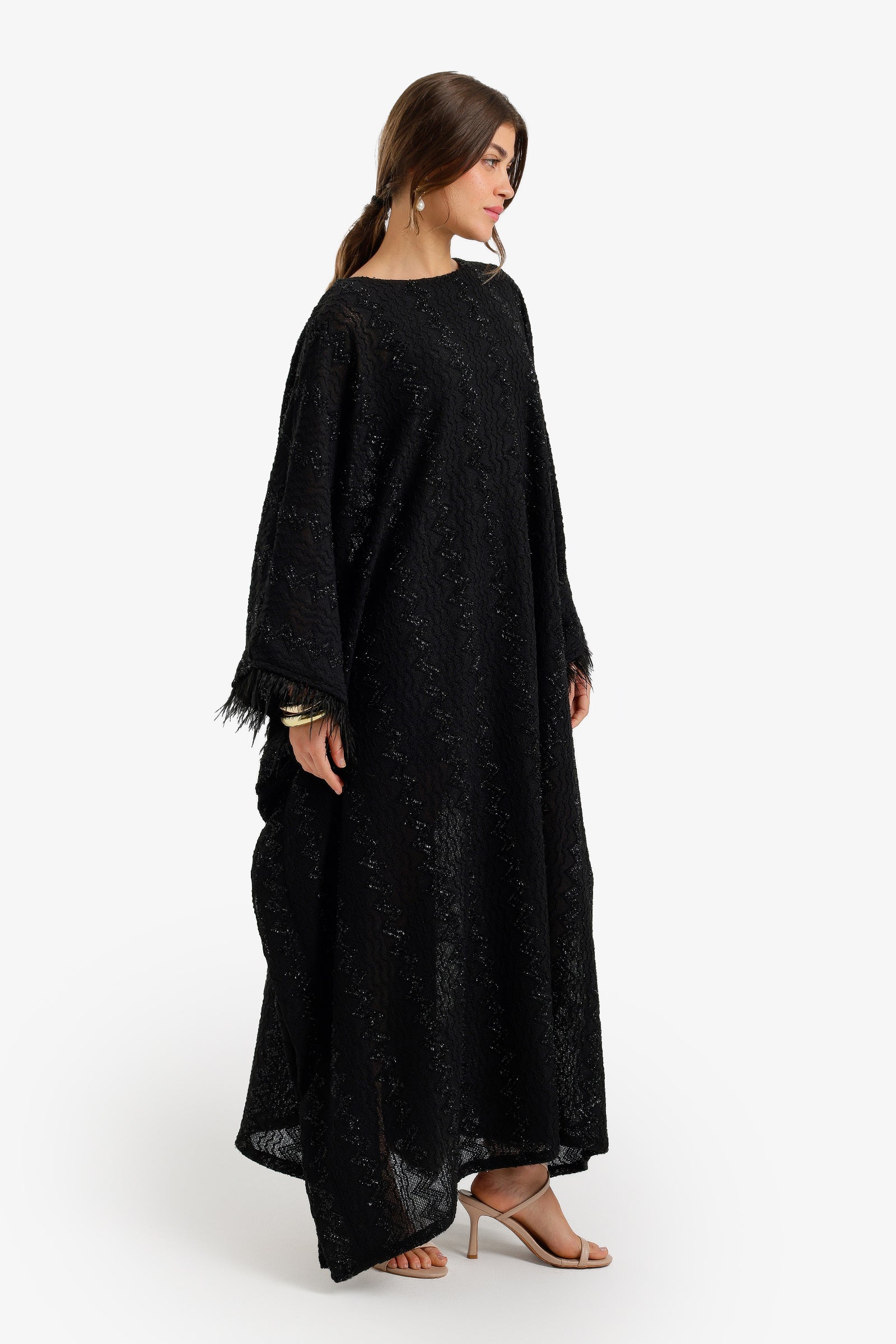 Fringed Maxi Abaya