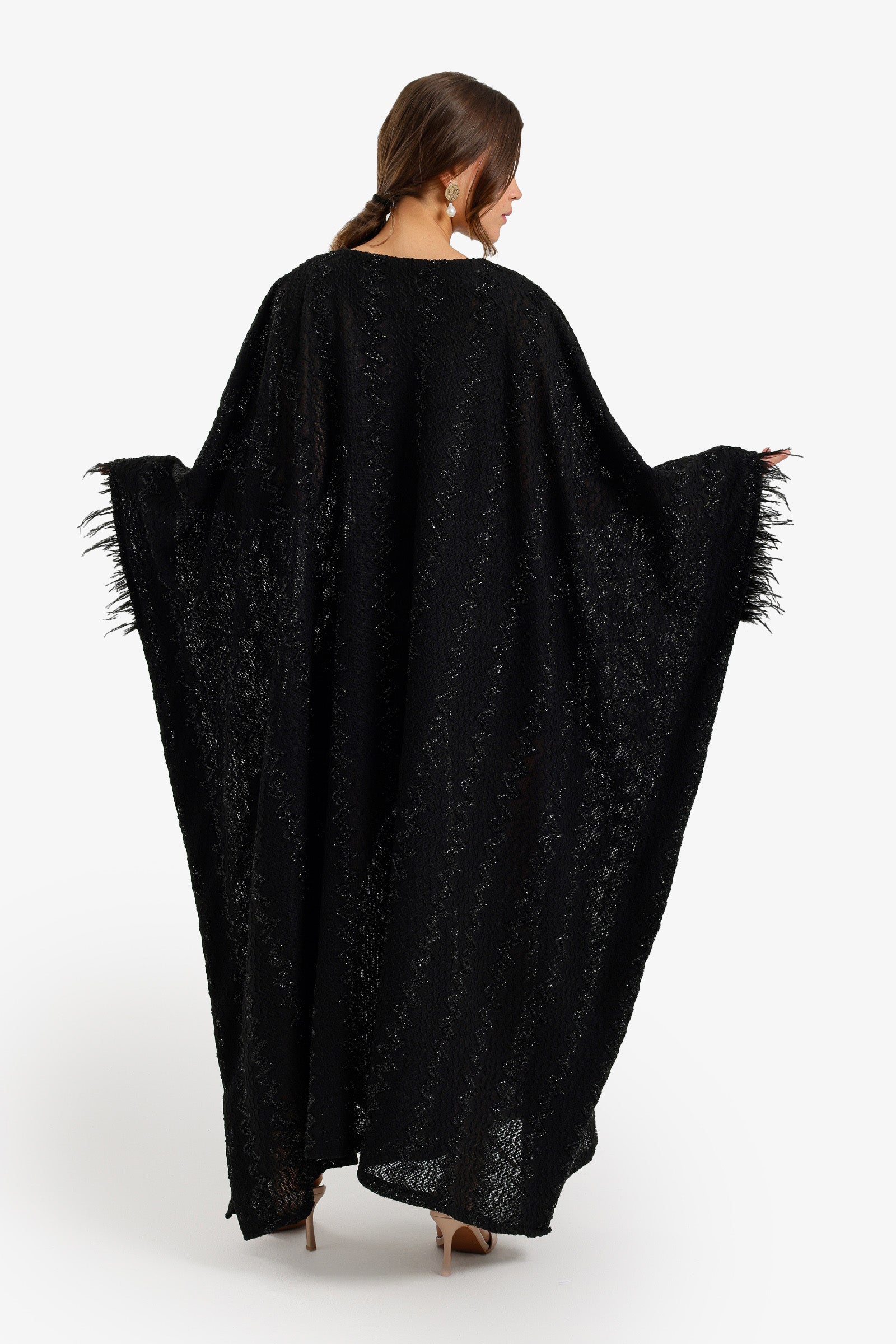 Fringed Maxi Abaya