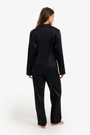 Satin Buttoned Pyjama Set