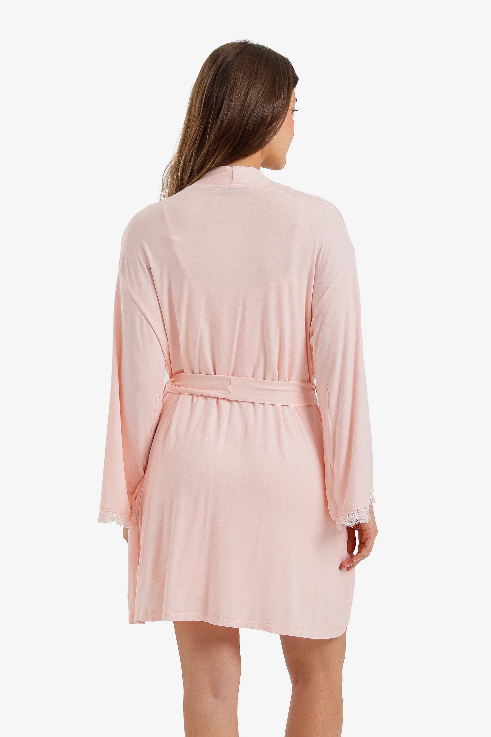 Polka Dot Belted Robe