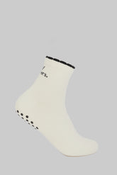 Scalloped Grip Yoga Socks